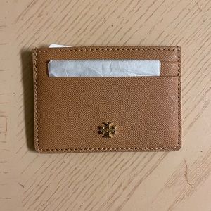 Tory Burch Robinson Leather Card Case